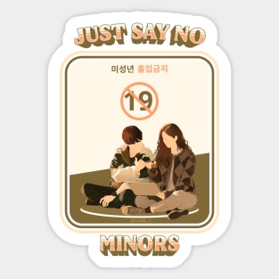 run on kdrama Sticker